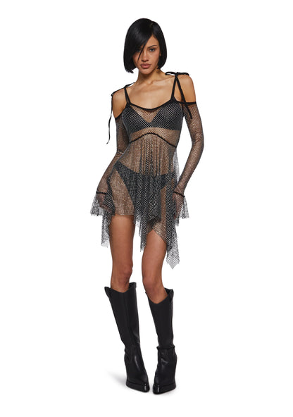 Rhinestone Fairy Handkerchief Dress