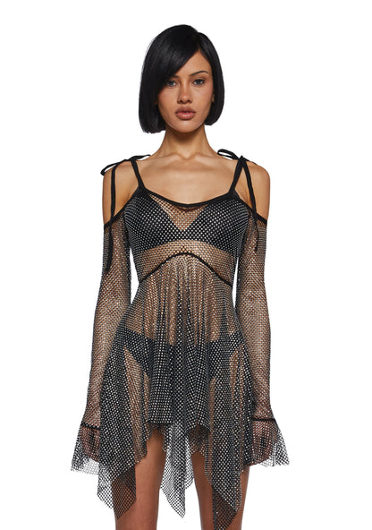 Rhinestone Fairy Handkerchief Dress