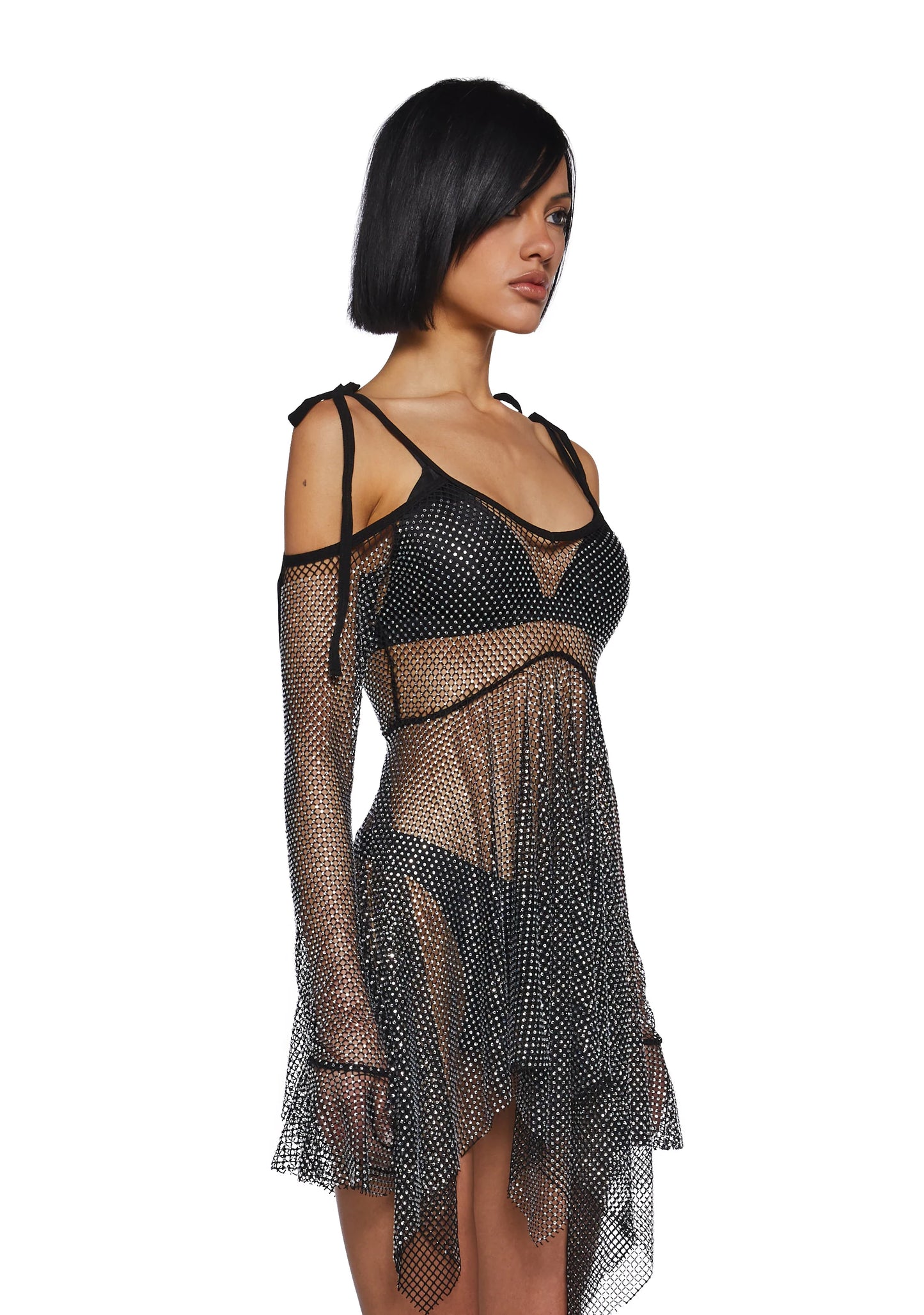 Rhinestone Fairy Handkerchief Dress