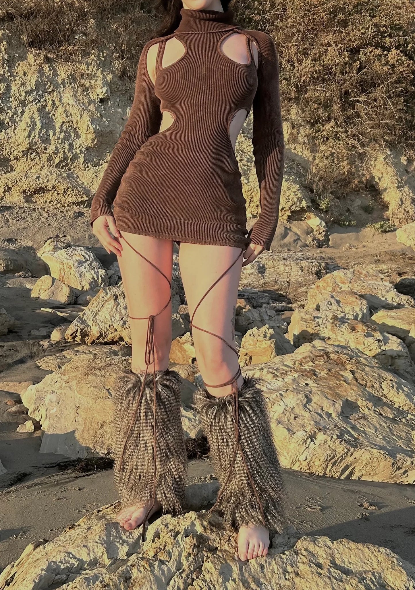 Rift Ribbed Body Mini Dress