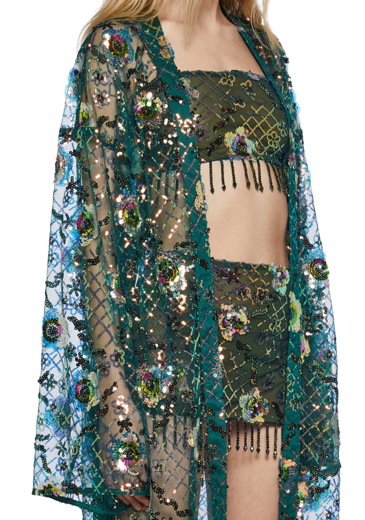Sequin Garden Duster