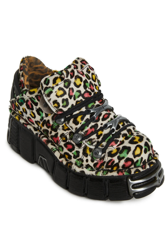 WILDCORE LEOPARD PLATFORM SNEAKERS