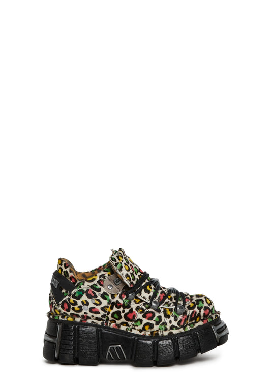 WILDCORE LEOPARD PLATFORM SNEAKERS