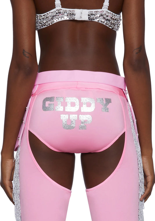 PINK RHINSTONE COWGIRL