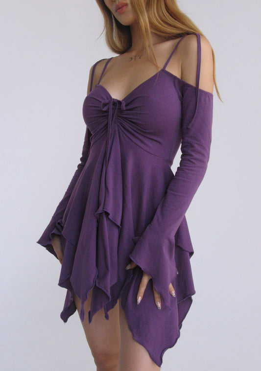 Purple Fairy Handkerchief Dress