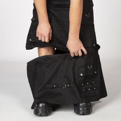 NEW ROCK BLACK KILT